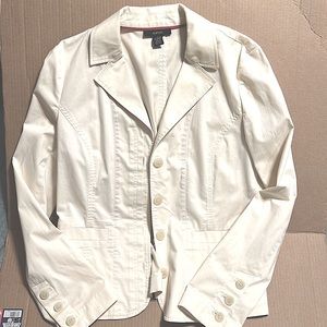 ALFANI BEIGE BLAZER/JACKET SIZE 10